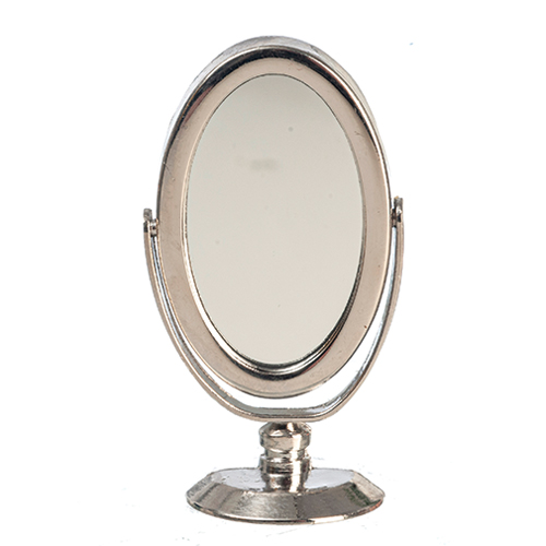 Large Table Mirror, Silver